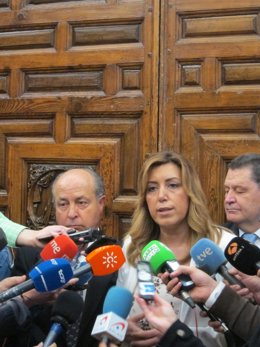 Susana Díaz con José Torres Hurtado
