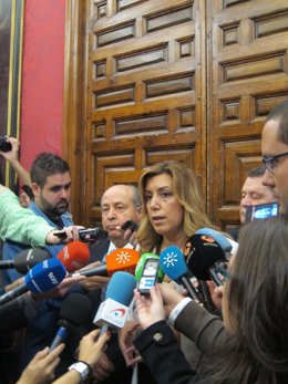 Susana Díaz, con José Torres Hurtado.
