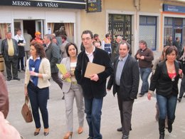 Foto del día de la moción de censura de Cee, Zaira Rodríguez y Daniel Oca