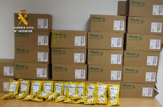 Caramelos robados de un camión recuperados