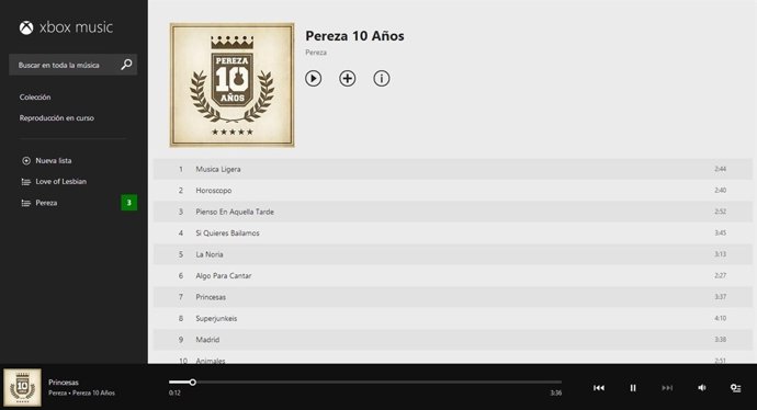 Xbox Music llega a navegadores web