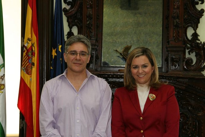 Alcalde de Castellar con la consejera de Medio Ambiente