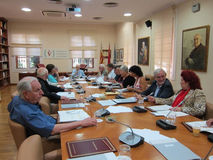 Reunión del pleno del Consell Valencià de Cultura