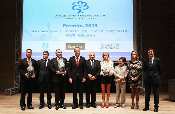 Fabra en la entrega de los Premios de la Empresa Familiar