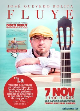 El guitarrista flamenco José Quevedo 'Bolita' presenta 'Fluye'