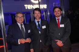 Miguel Ángel Santos, Carlos Alonso y Jorge Marichal