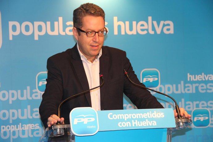 El responsable de Economía del PP de Huelva, Francisco Riquel. 