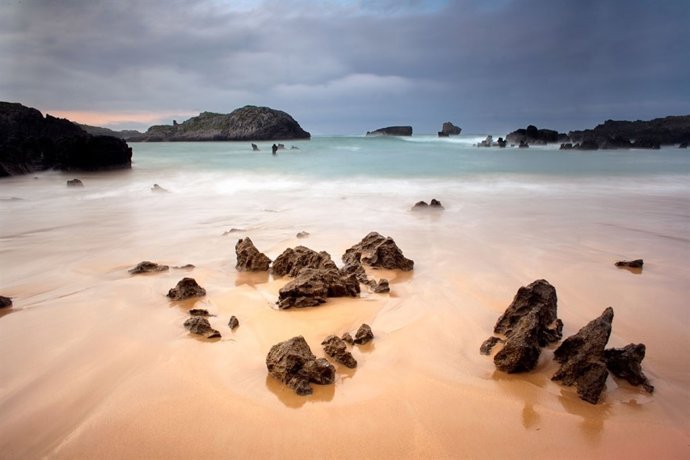 Atardecer en la playa del Ris