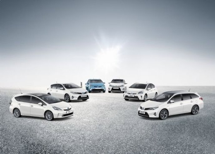 Gama híbrida de Toyota