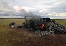 Avión derribado en Venezuela