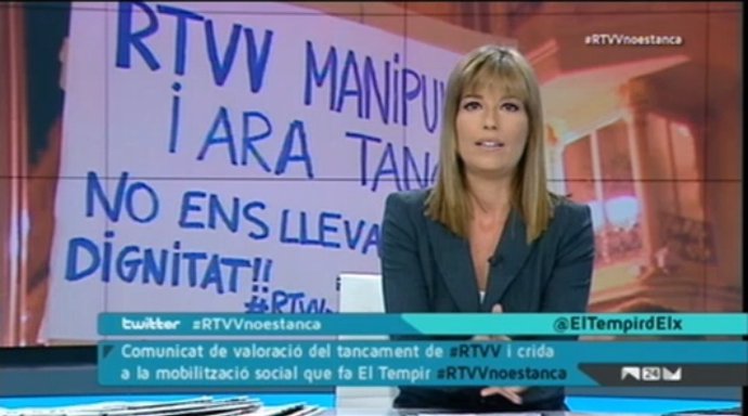 Programación especial sobre el cierre de RTVV