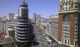 La Gran Vía madrileña desde Callao