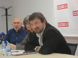 El secretario general de CC.OO.-Aragón, Julián Buey.