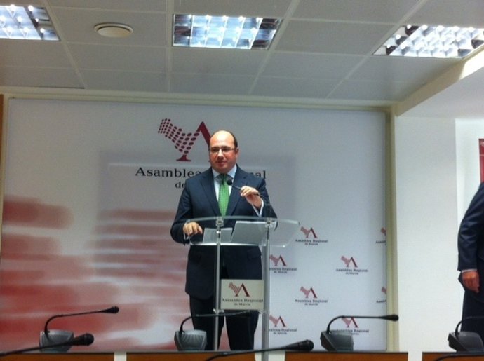 El consejero de Educación, Universidades y Empleo, Pedro Antonio Sánchez