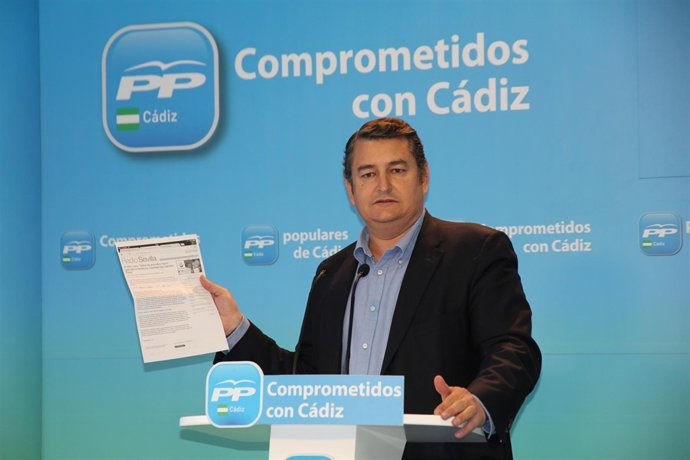 Antonio Sanz, presidente provincial del PP de Cádiz