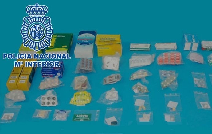 Imagen de los medicamentos intervenidos