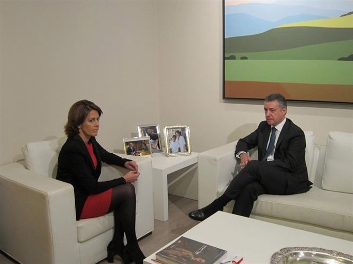 Urkullu, reunido con Yolanda Barcina