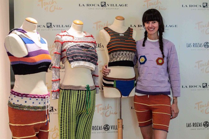 Lindsay degen la knitter, punto, que triunfa en la new york fashion week