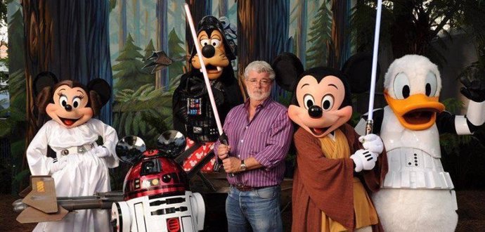 DISNEY COMPRA  STAR WARS. GEORGE LUCAS