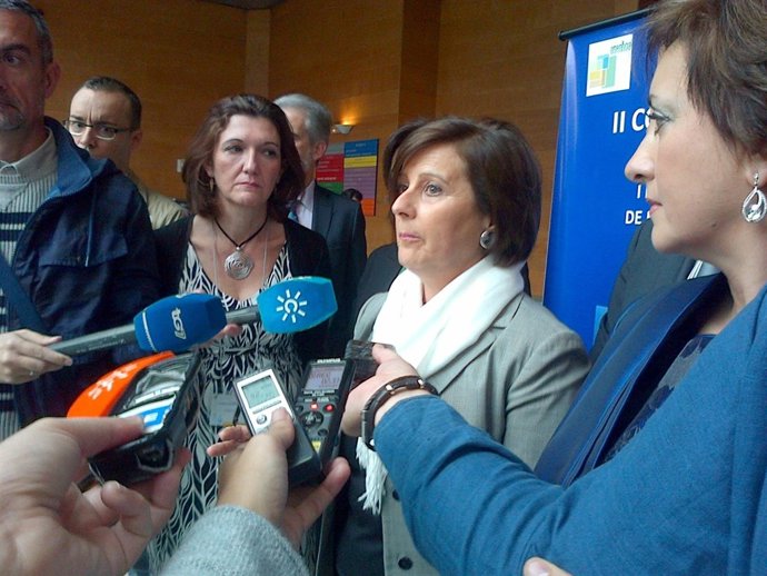 La consejera de Igualdad, Salud y Políticas Sociales, María José Sánchez Rubio, 