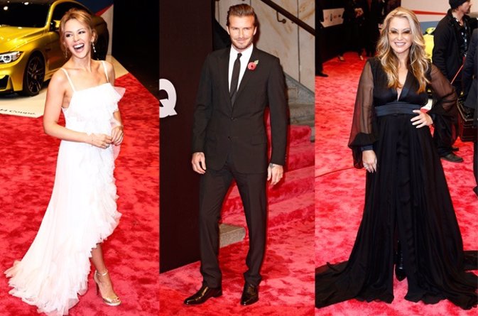 David Beckham, Kylie Minogue y Anastacia premiados por GQ