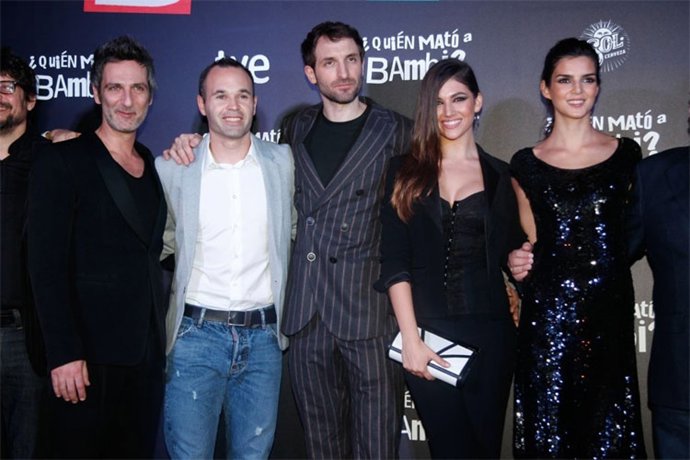 Iniesta en el estreno quién mató a Bambi como actor 