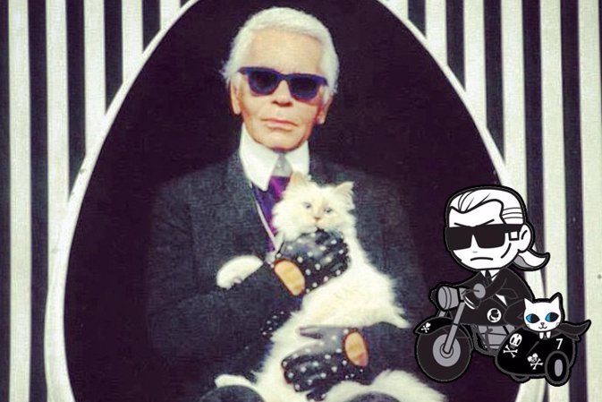 Karl Lagerfeld enamorado de su gata Choupette que le ha hecho mejor persona