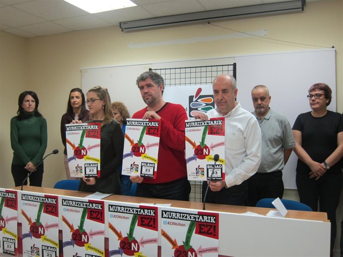 Cumbre Social Vasca presenta la movilización del 23 de noviembre