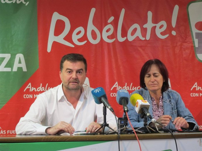 Maillo y Martín, en rueda de prensa en Almería