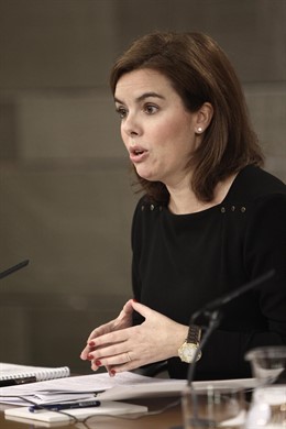 Sáenz de Santamaría tras el Consejo de Ministros