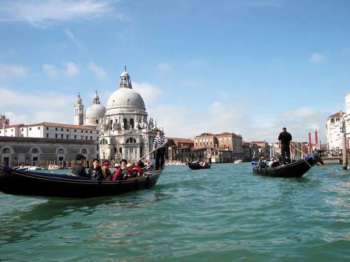 Gondolas en Venecia
