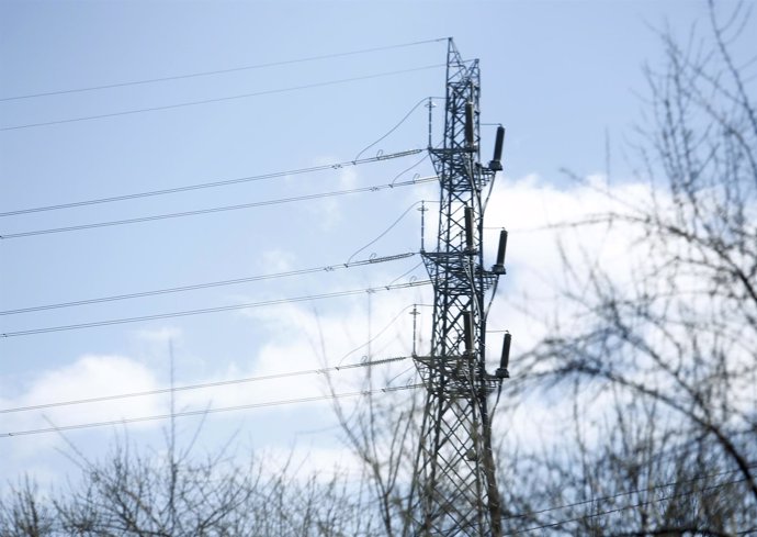 Recursos de torre de alta tensión, electricidad