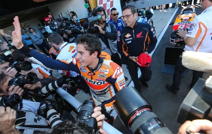 El piloto español de MotoGP Marc Márquez