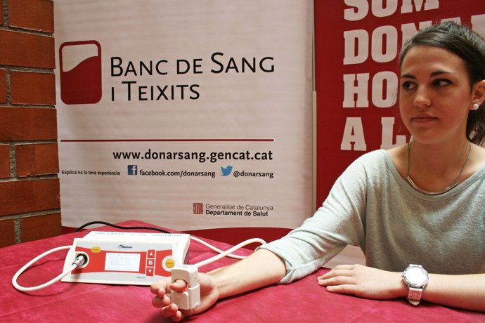 Control del hierro en sangre sin necesidad de pinchazo. Donante sangre