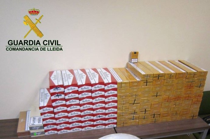 Intervienen 5.000 euros en tabaco de contrabando desde Andorra