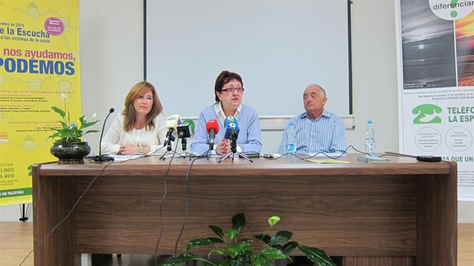 Miembros de la asociación Teléfono de la Esperanza de Murcia