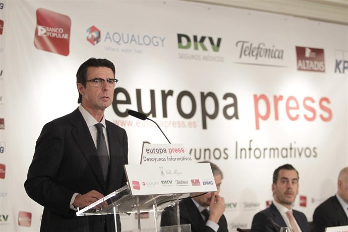 José Manuel Soria, en los desayunos de Europa Press