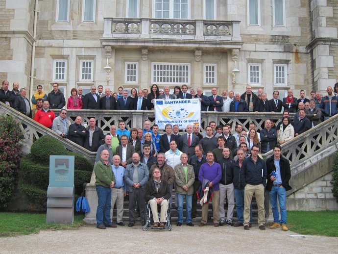 Reunión sectorial de deporte en el Palacio de la Magdalena