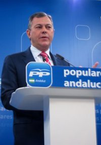 Sanz ve "compatible" que el candidato del PP-A no sea ni el presidente del partido ni parlamentario