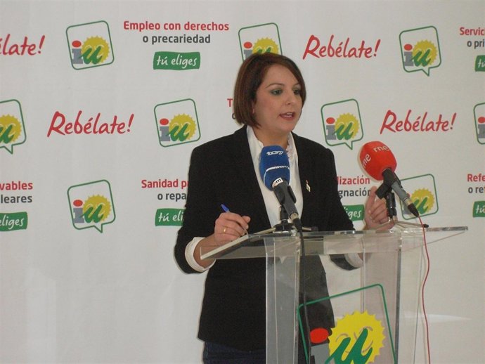 Mari Carmen Cantero, hoy en rueda de prensa