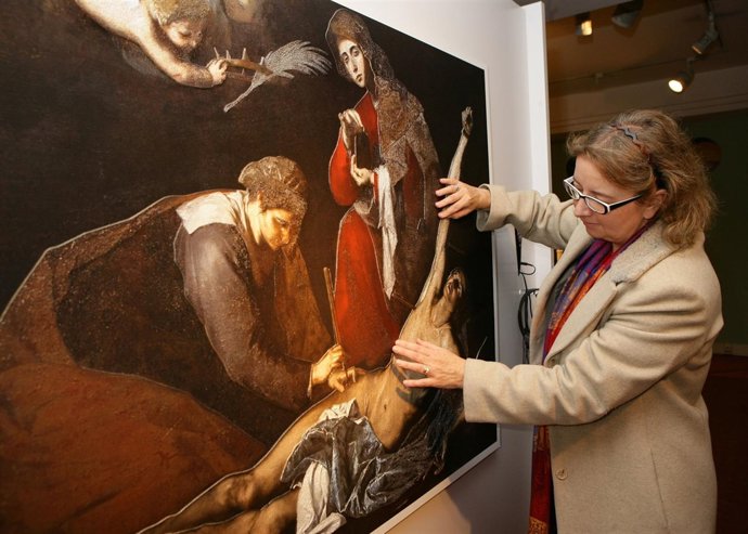 Una obra de José de Ribera 'El Españoleto', tocada por personas ciegas en Museo 