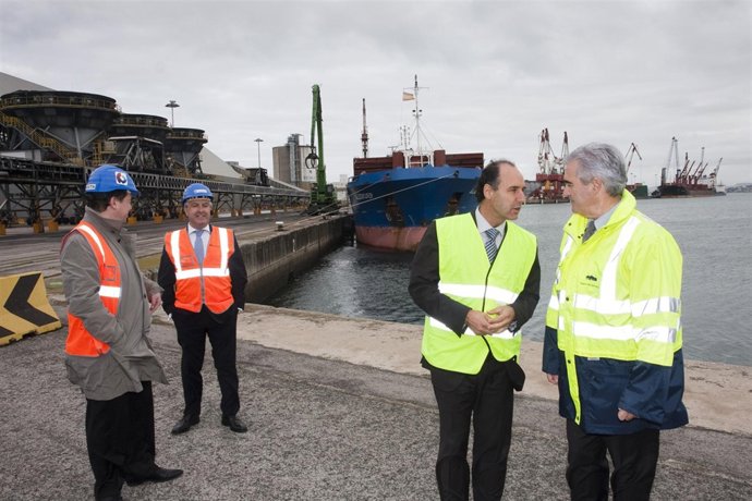 Diego y Sieso en el inicio de las obras 