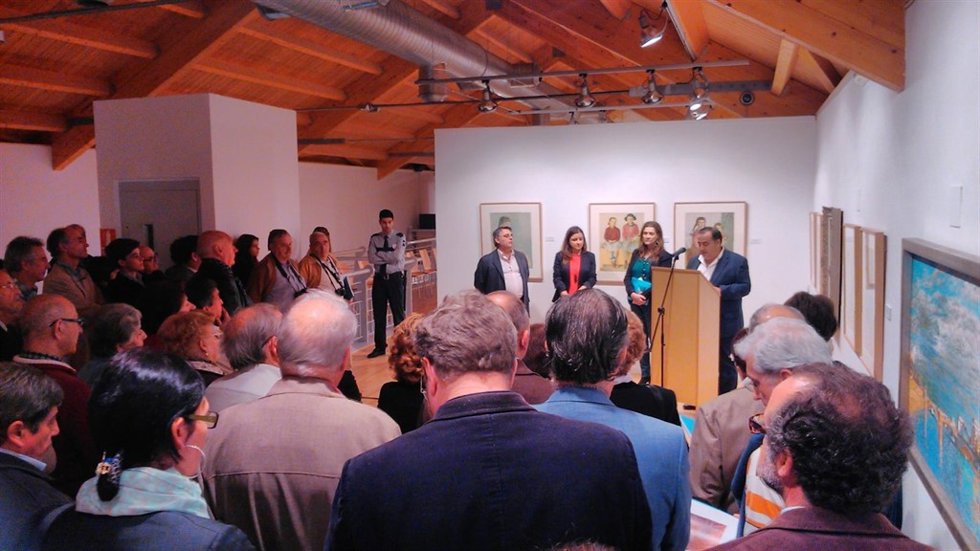 Presentación de la exposición 'Pérez Aguilera, Óleo sobre vida'.