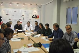 Imagen del Consello Nazional de CHA.