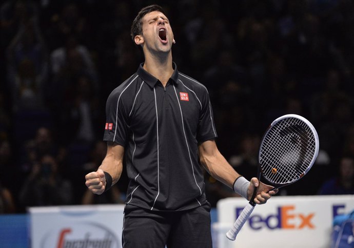 Novak Djokovic gana a Nadal en la Copa de Maestros de Londres 