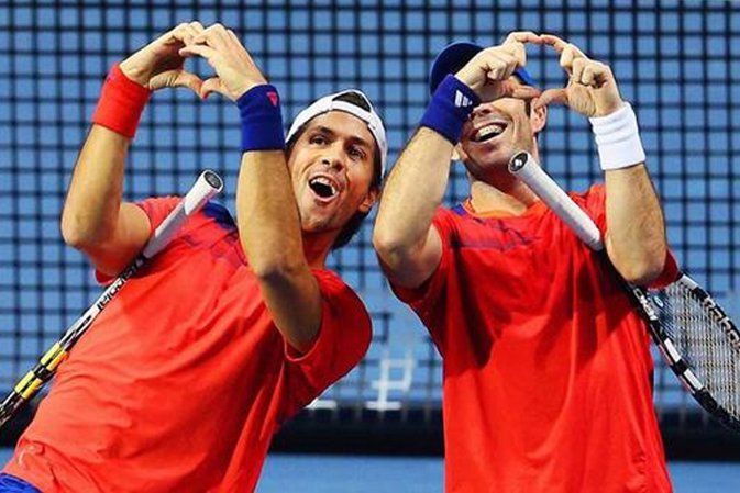 Verdasco le dedica un corazón a su chica