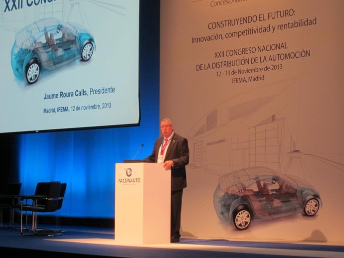 Jaume Roura en el Congreso de Faconauto
