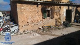 Finca de Palma en la que eran explotados los trabajadores