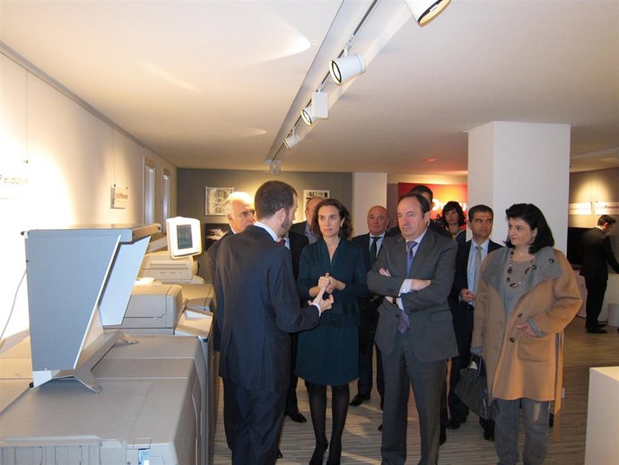 Sanz, Gamarra y Ceniceros visitan Oficina Evolutiva