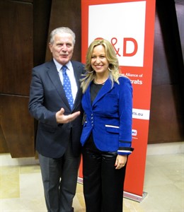 La secretaria de Política Social del PSOE, Trinidad Jiménez